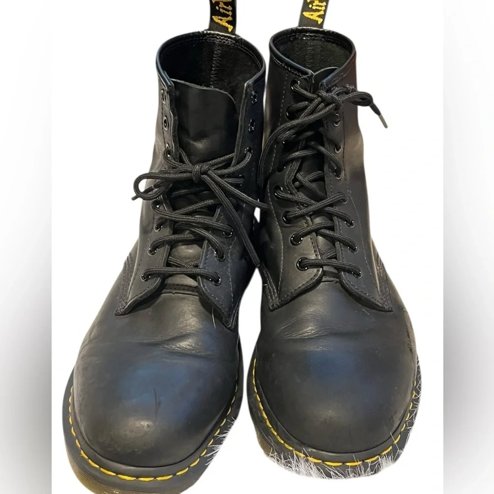 Dr. Martens Black Lace-Up Boots for men size 12